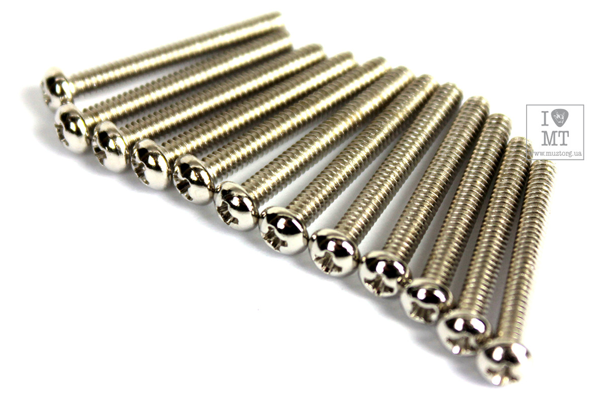 Гитарная механика, колки, лады, порожки / Шуруп полу-тайный FENDER HUMBUCKING PICKUP MOUNTING SCR