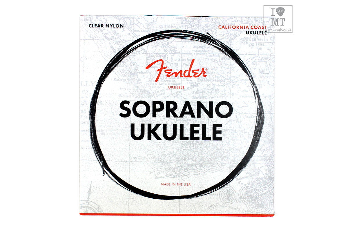Струни для гітар / Струни для укулеле FENDER UKULELE STRINGS, SOPRANO
