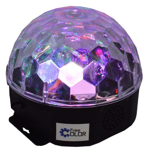 Світлові ефекти для дискотек / Світловий прилад FREE COLOR BALL 63 USB
