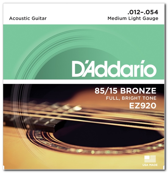Струны для гитар / Струны для акустической гитары D'Addario EZ920