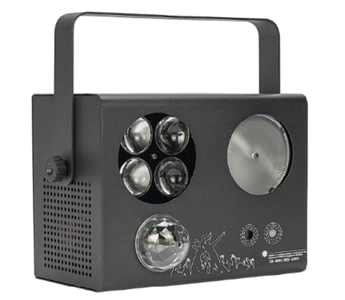 Световые эффекты для дискотек / Световой прибор FREE COLOR MINI FX 4 Bubble