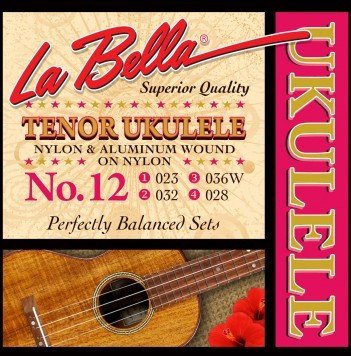 Струны для гитар / LA BELLA 12 Tenor Ukulele