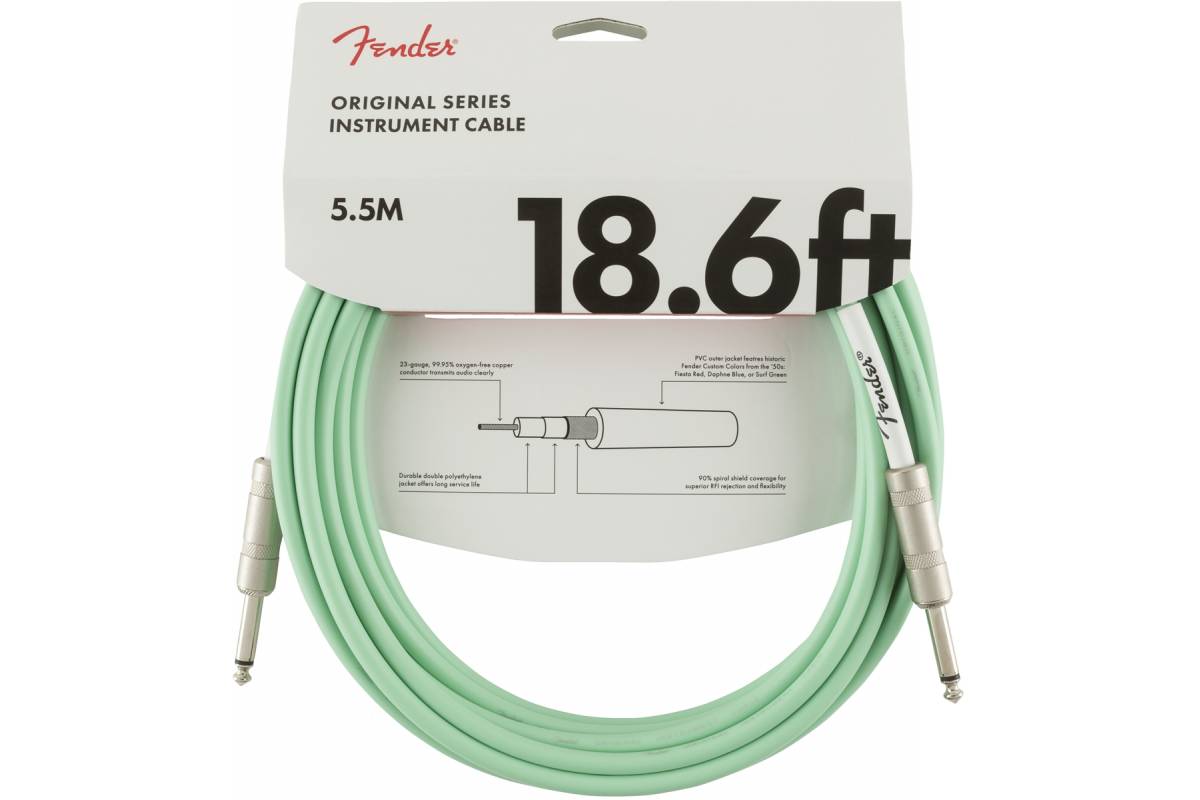 Кабель / Кабель інструментальний FENDER CABLE ORIGINAL SERIES 18.6'SFG