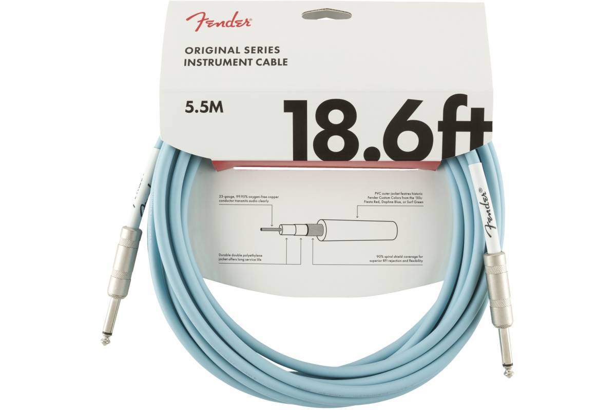 Кабель / Кабель інструментальний FENDER CABLE ORIGINAL SERIES 18.6'DBL