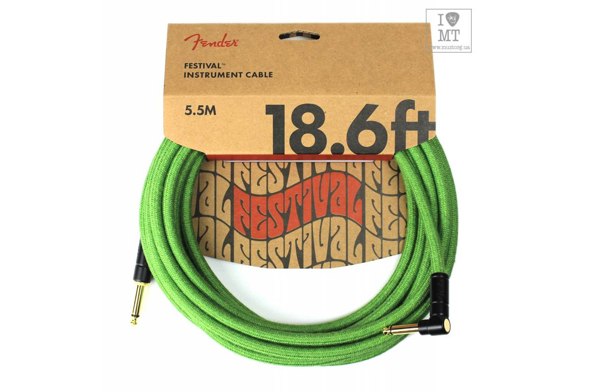 Кабель / Кабель инструментальный FENDER 18.6 'ANGLED FESTIVAL