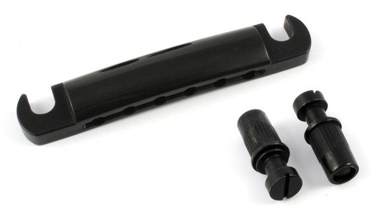 Гитарная механика, колки, лады, порожки / Тэйл струнодержателя PAXPHIL TS001 BK