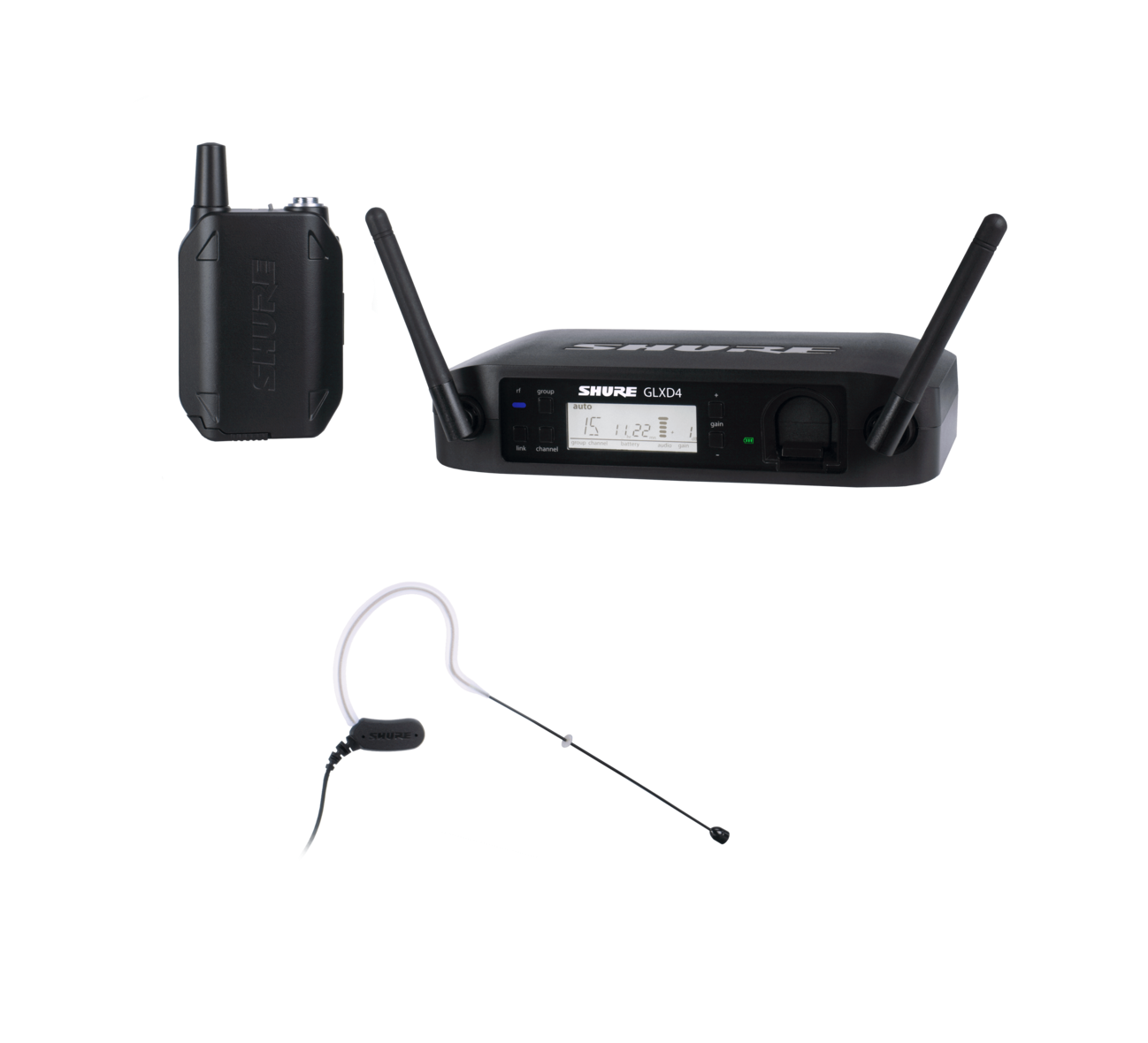 Радиомикрофоны и беспроводные системы / Радиосистема SHURE GLXD14E/MX53