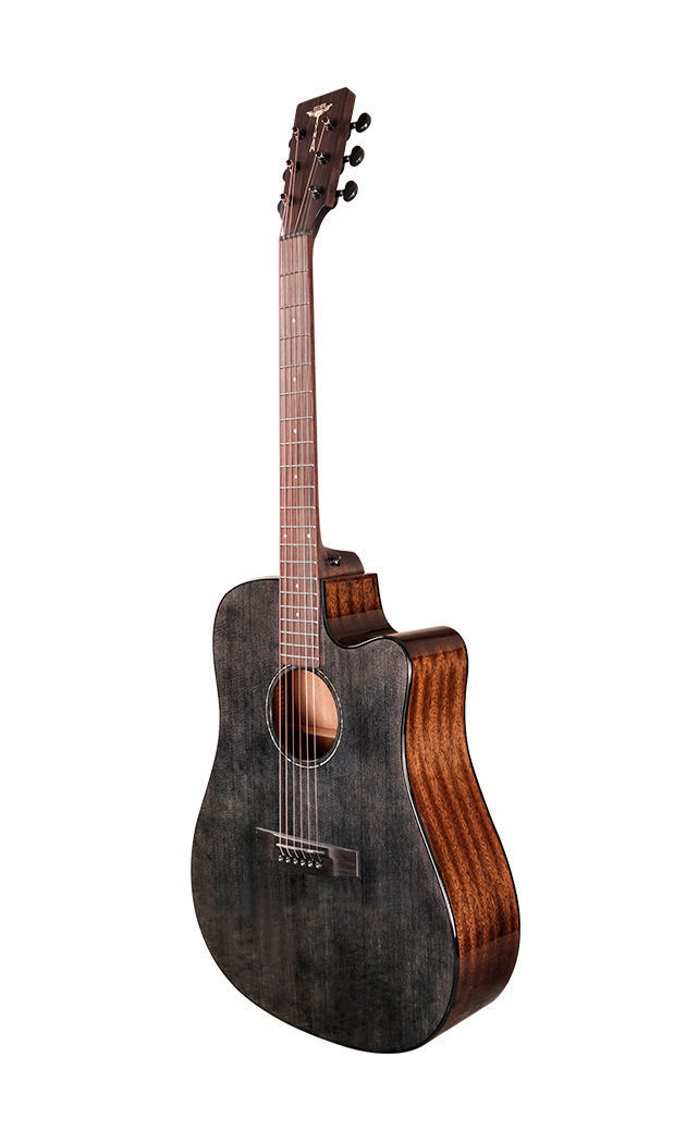 Електроакустичні гітари / Гітара електро-акустична Tyma D-3C BKS