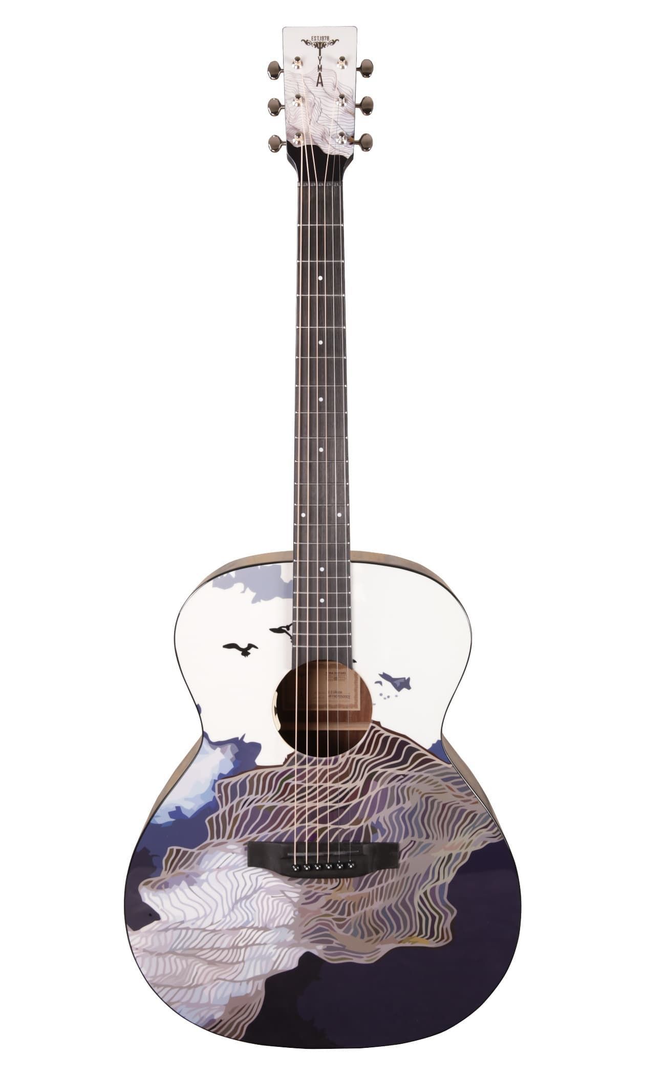 Електроакустичні гітари / Гітара електро-акустична Tyma V-3 Ukiyoe