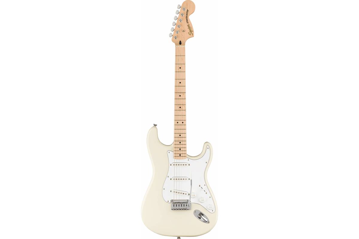 Электрогитары / Гитара электро SQUIER by FENDER AFFINITY STRAT SSS MN OLYMPIC WHITE