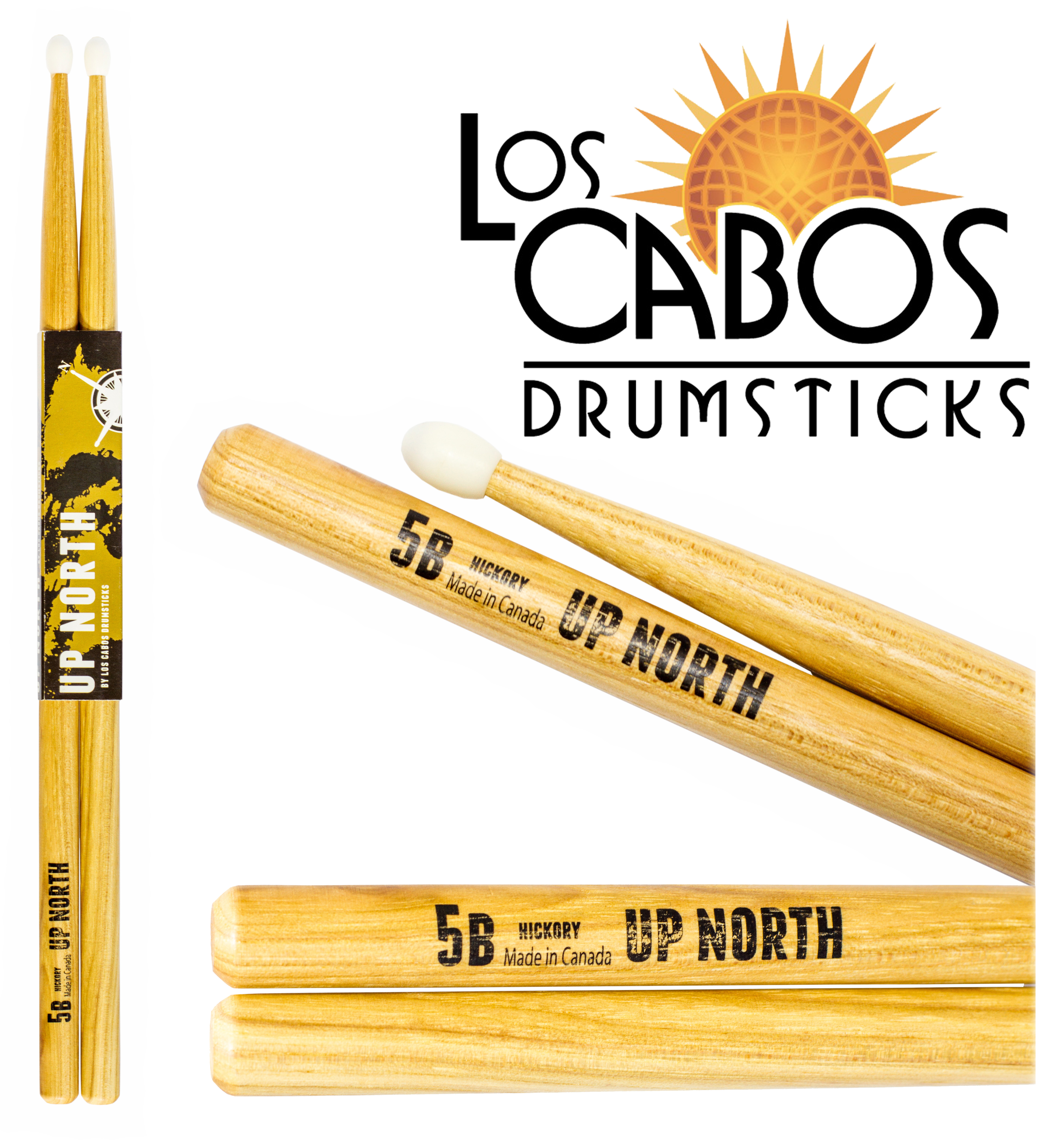 Барабанні палочки, щітки, колотушки / Барабанні палички LOS Cabos LCDUP5BH-Up North 5B