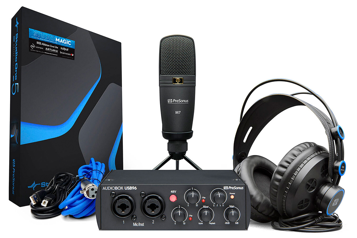 Аудіоінтерфейси / Звукова карта PRESONUS AUDIOBOX USB 96K 25TH Studio