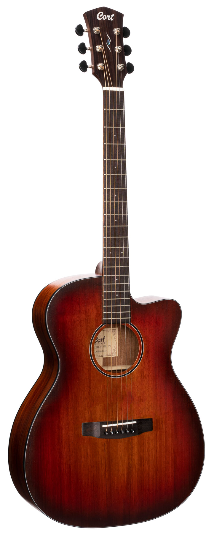 Електроакустичні гітари / Гітара електро-акустична CORT Core-OC Blackwood (Open Pore Light Burst)