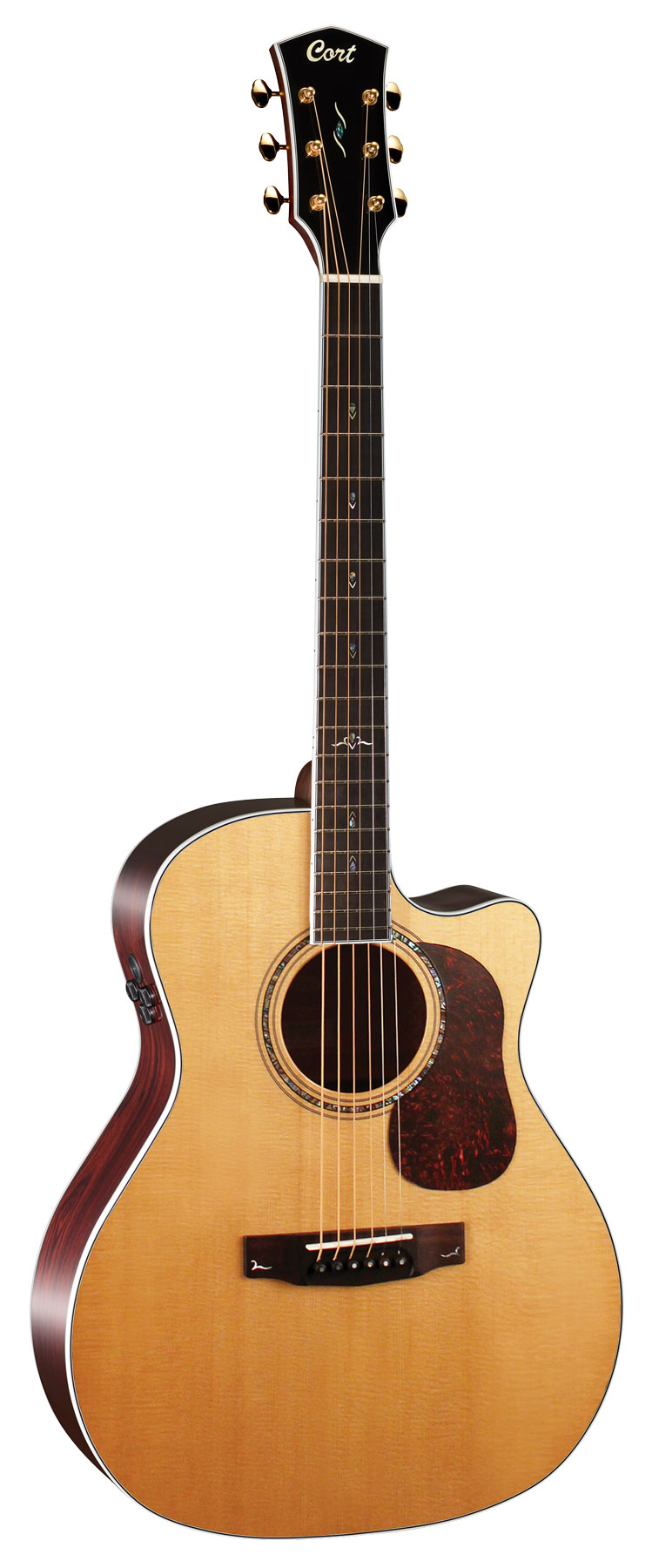 Електроакустичні гітари / Гітара електро-акустична CORT GOLD A8 (Natural)