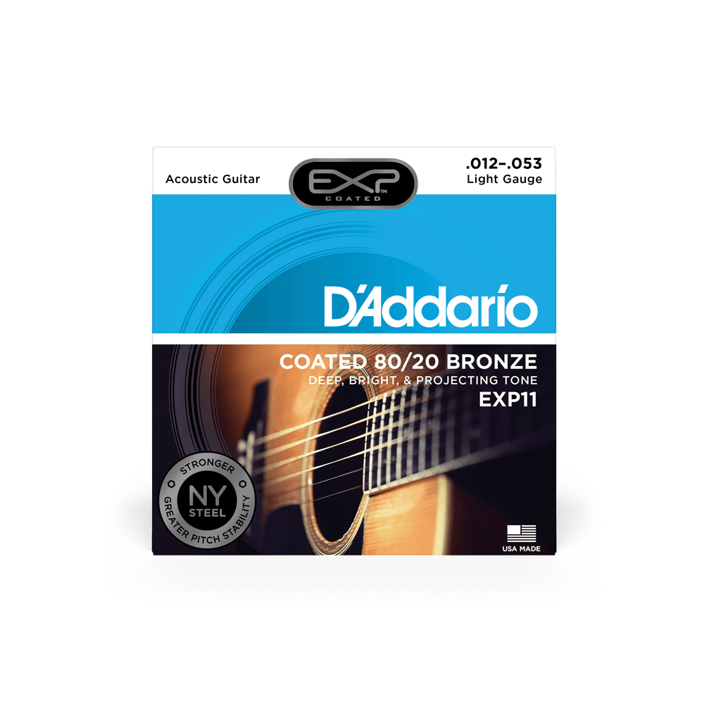 Струны для гитар / Струны для акустической гитары D'Addario EXP11