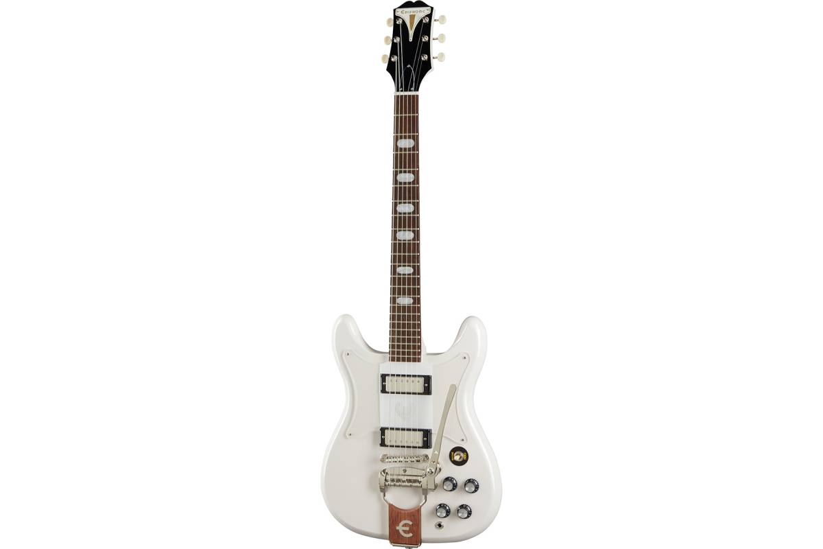 Электрогитары / Гитара электро EPIPHONE CRESTWOOD CUSTOM TREMOTONE POLARIS WHITE
