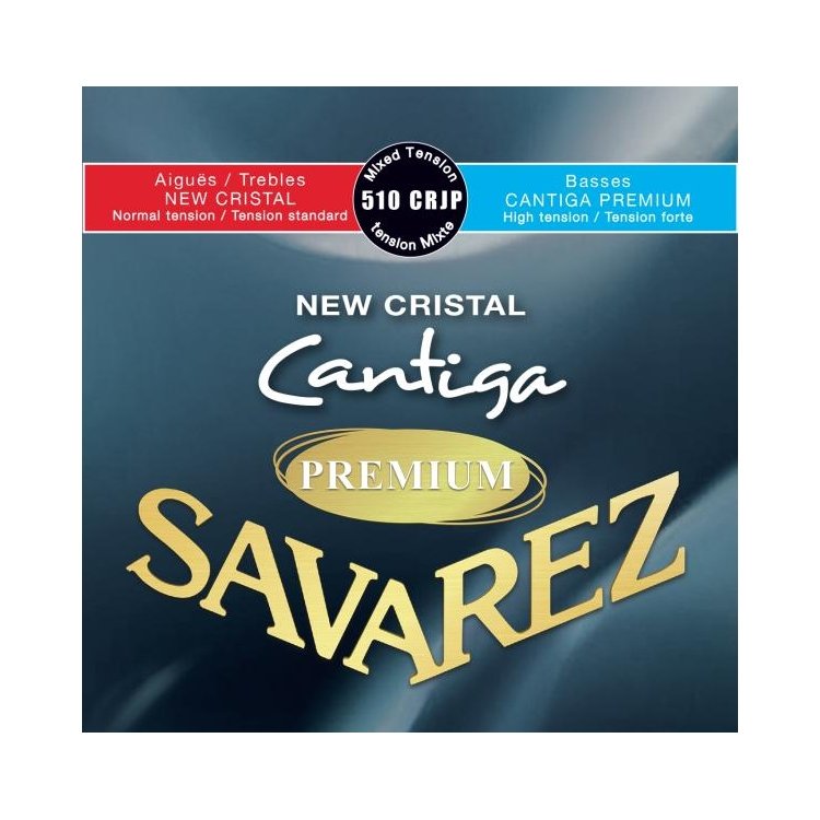 Струни для гітар / Струни для класичної гітари SAVAREZ 510CRJP New Cristal Cantiga Premium Mixed Tension
