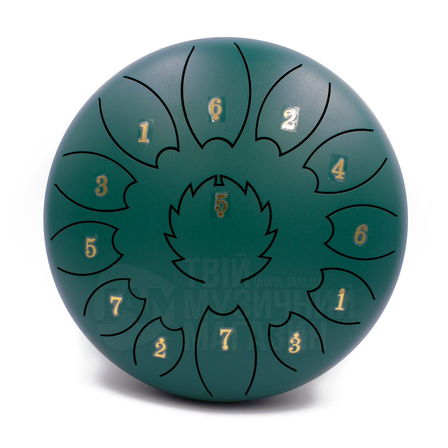 Перкуссия / FZONE / XVIVE STD10I13N Green STEEL TONGUE DRUM