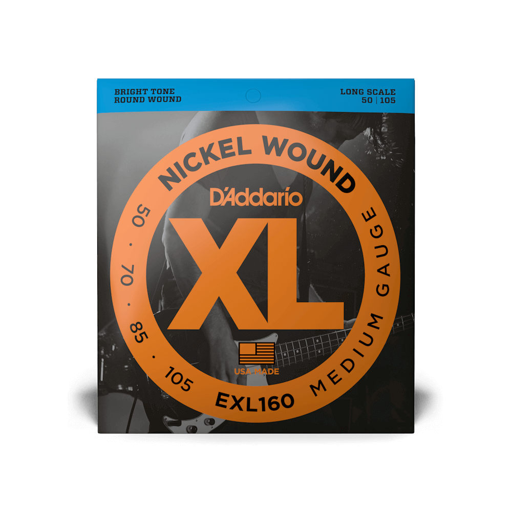 Струни для гітар / Струни для бас гітари D'Addario EXL160