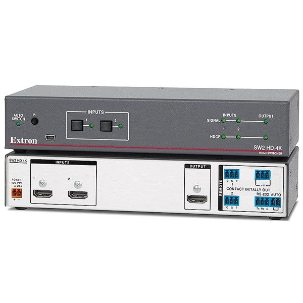 Приёмники, передатчики / Переходник-конвертер Extron SW2 HD 4K