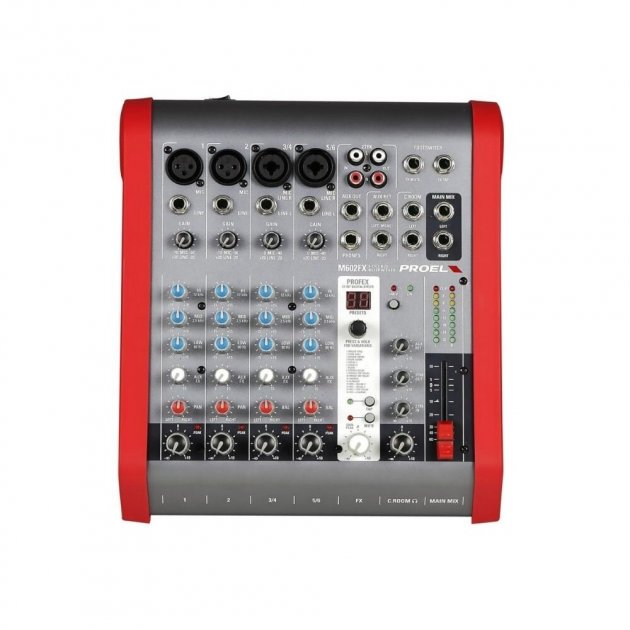 Аналоговые пульты / Микшерный пульт PROEL M602FX