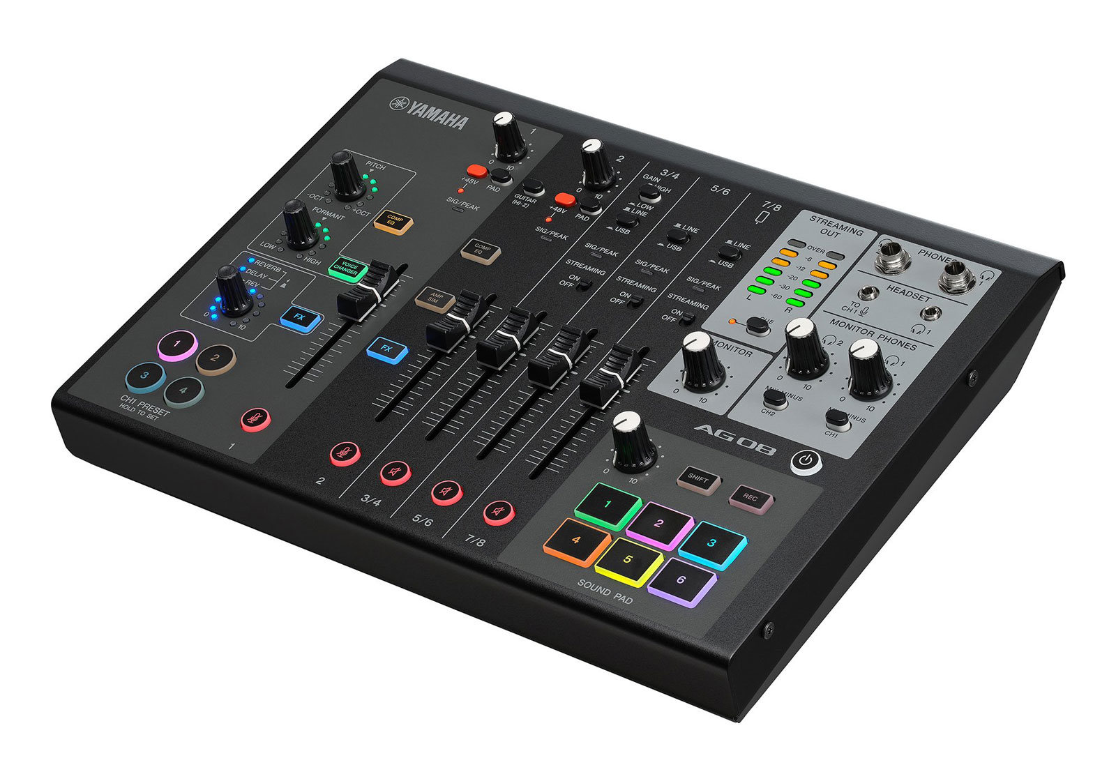 Аудиоинтерфейсы / Микшерный пульт YAMAHA AG08 B