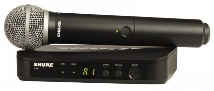 Радиомикрофоны и беспроводные системы / Радиосистема SHURE BLX24E/PG58-М17