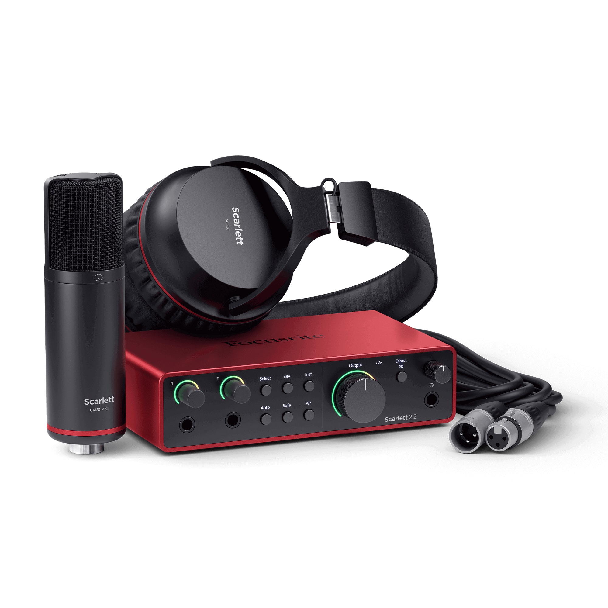 Аудіоінтерфейси / Аудіоінтерфейс FOCUSRITE Scarlett 2i2 Studio 4th Gen