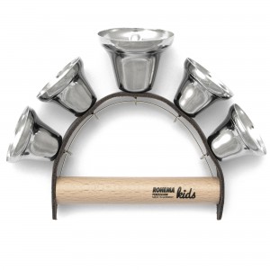 Перкусія / Тамбурін ROHEMA Leather Handbell 4+1 open bells