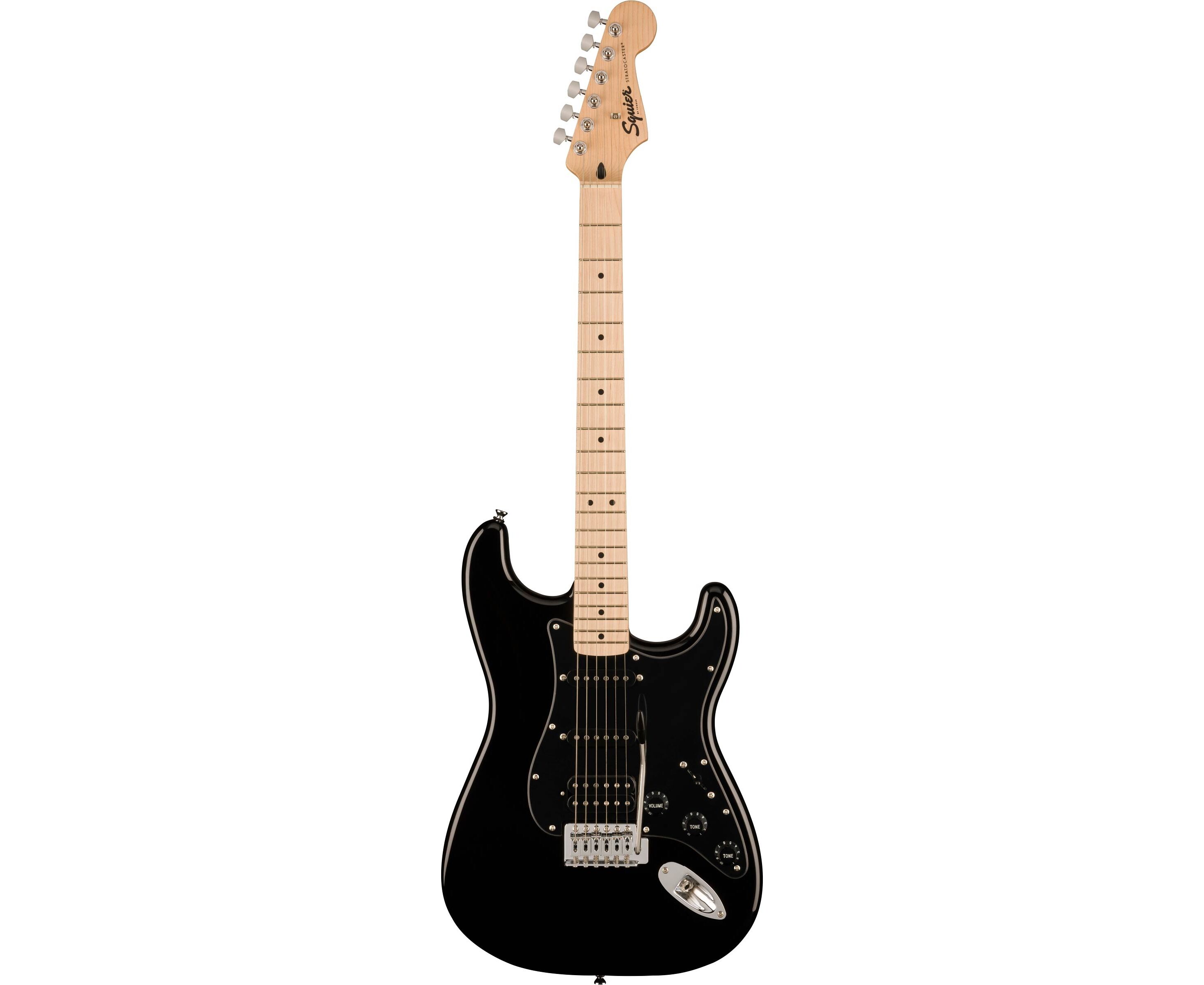 Электрогитары / Гитара электро SQUIER by FENDER SONIC STRATOCASTER HSS MN BLACK