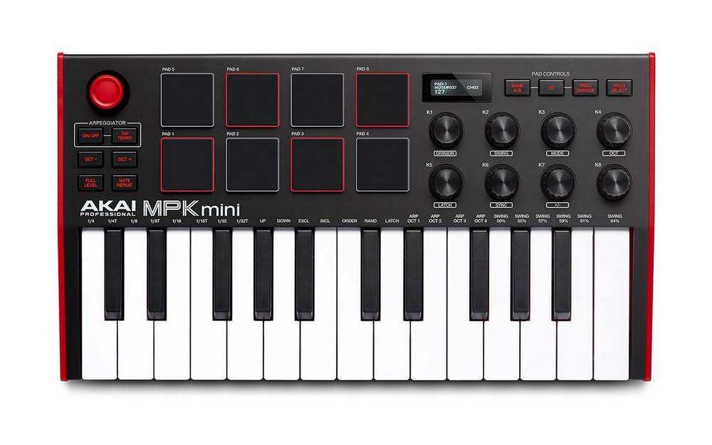 MIDI-клавіатури та контролери / MIDI клавіатура AKAI MPK MINI MK3