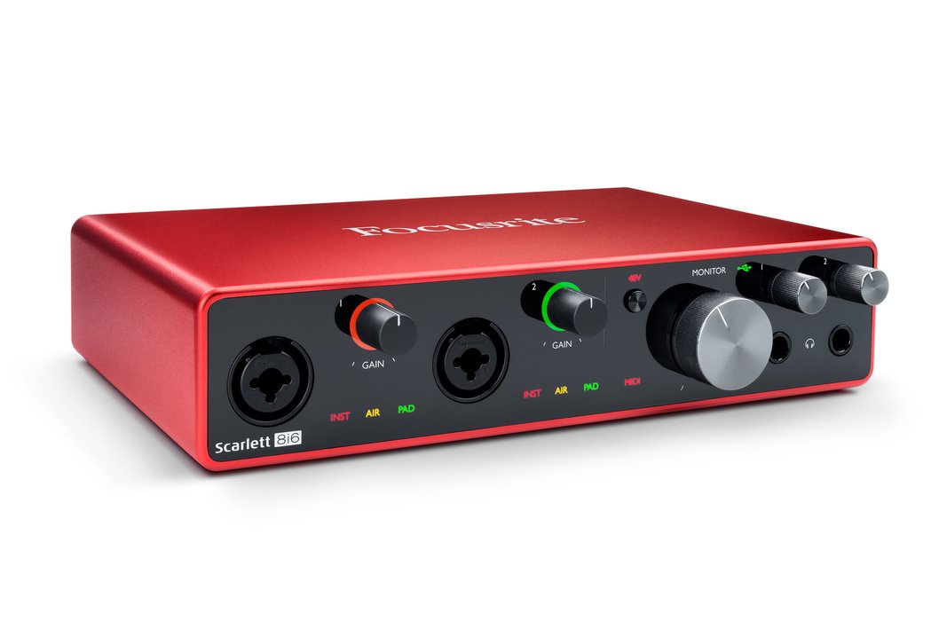 Аудиоинтерфейсы / Аудиоинтерфейс FOCUSRITE Scarlett 8i6 3rd Gen