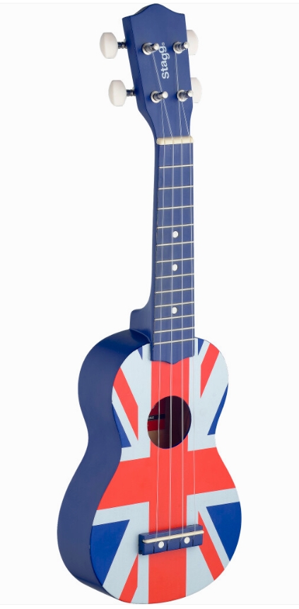 Укулеле / Укулеле STAGG US UK-FLAG