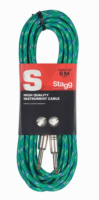 Кабель / Кабель інструментальний STAGG SGC6VT GR