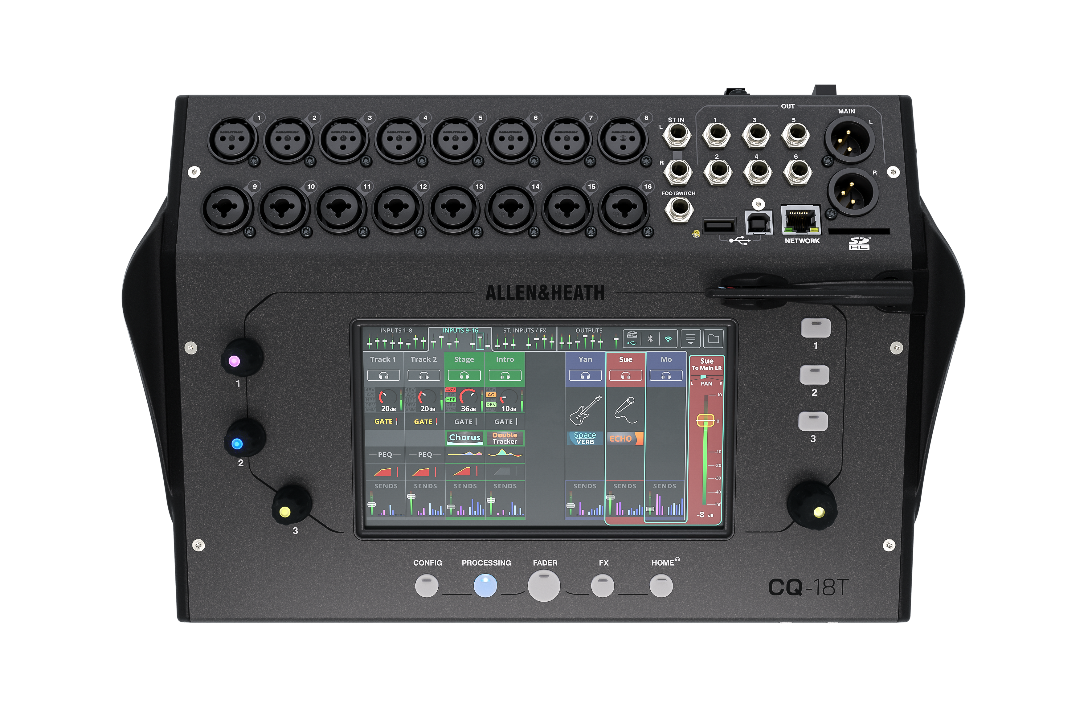 Цифровые консоли / Цифровая консоль ALLEN HEATH CQ-18T