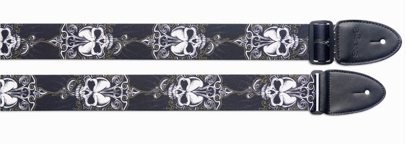 Ремни / STAGG STE BLACK SKULL