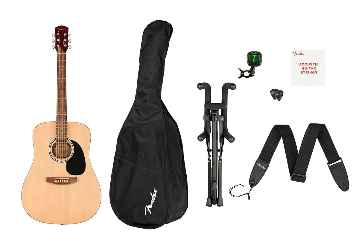 Акустические гитары / Гитара акустическая FENDER FA-25 PACK NATURA