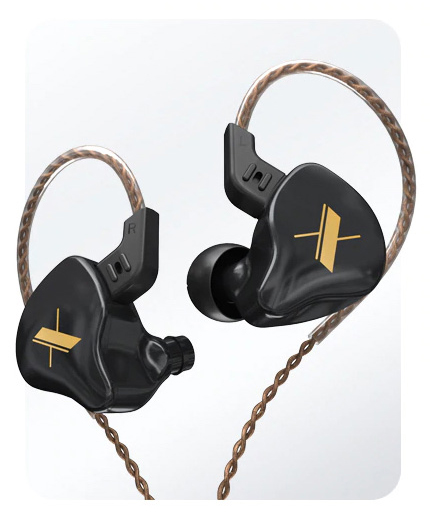 Наушники вкладыши / Наушники KZ Audio EDX BLACK NO MIC