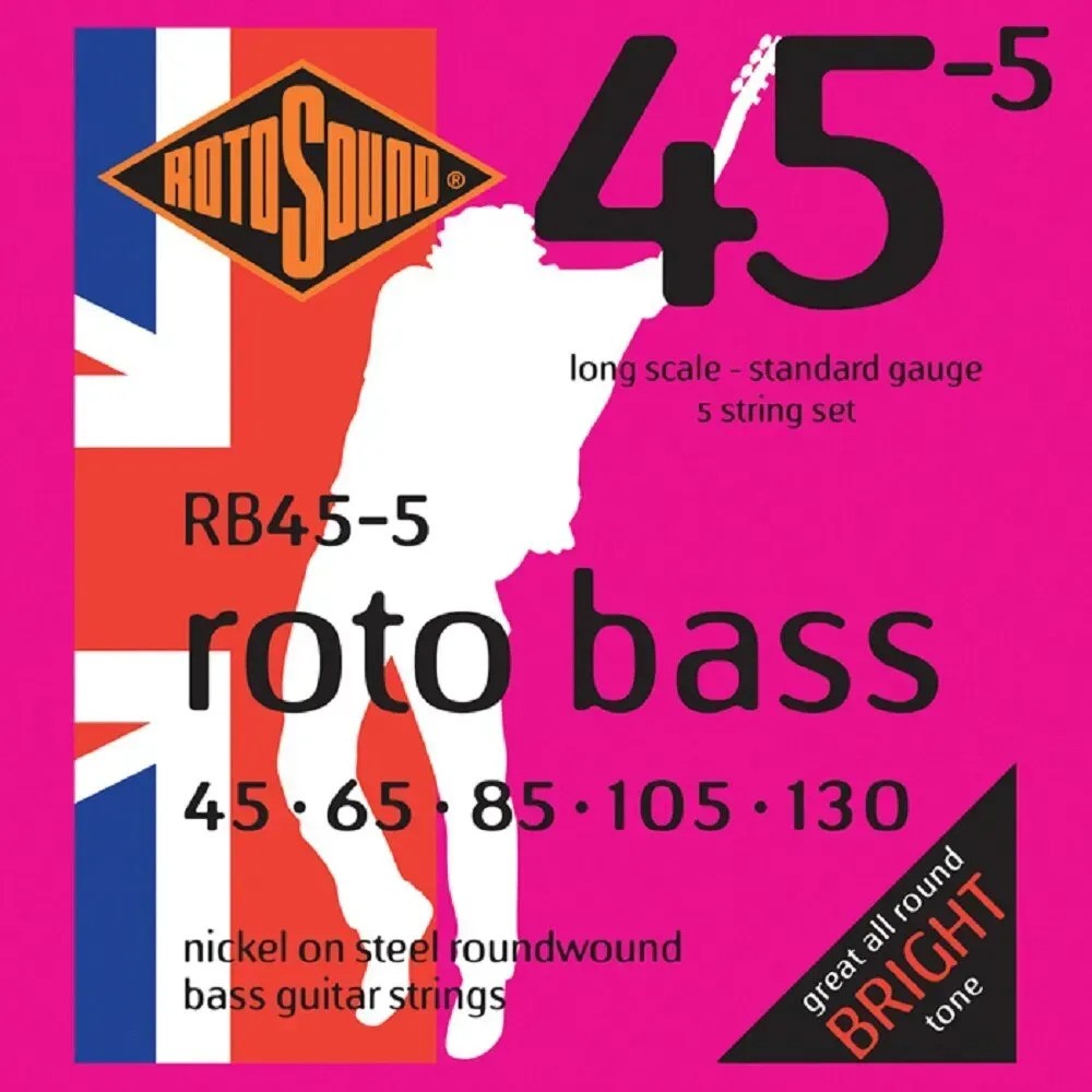 Струни для гітар / Струни для бас гітари ROTOSOUND RB45-5