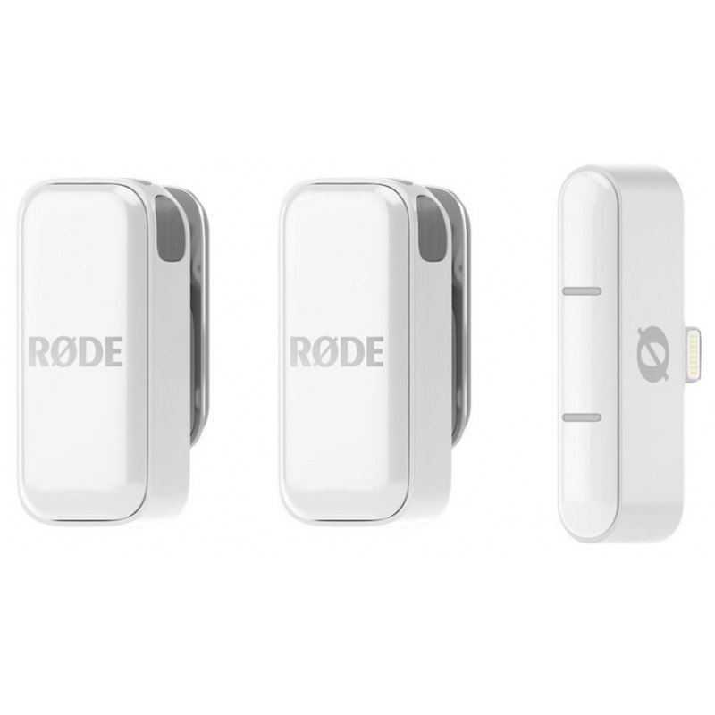 Радіомікрофони та бездротові системи / Радіосистема RODE Wireless Micro Lightning White