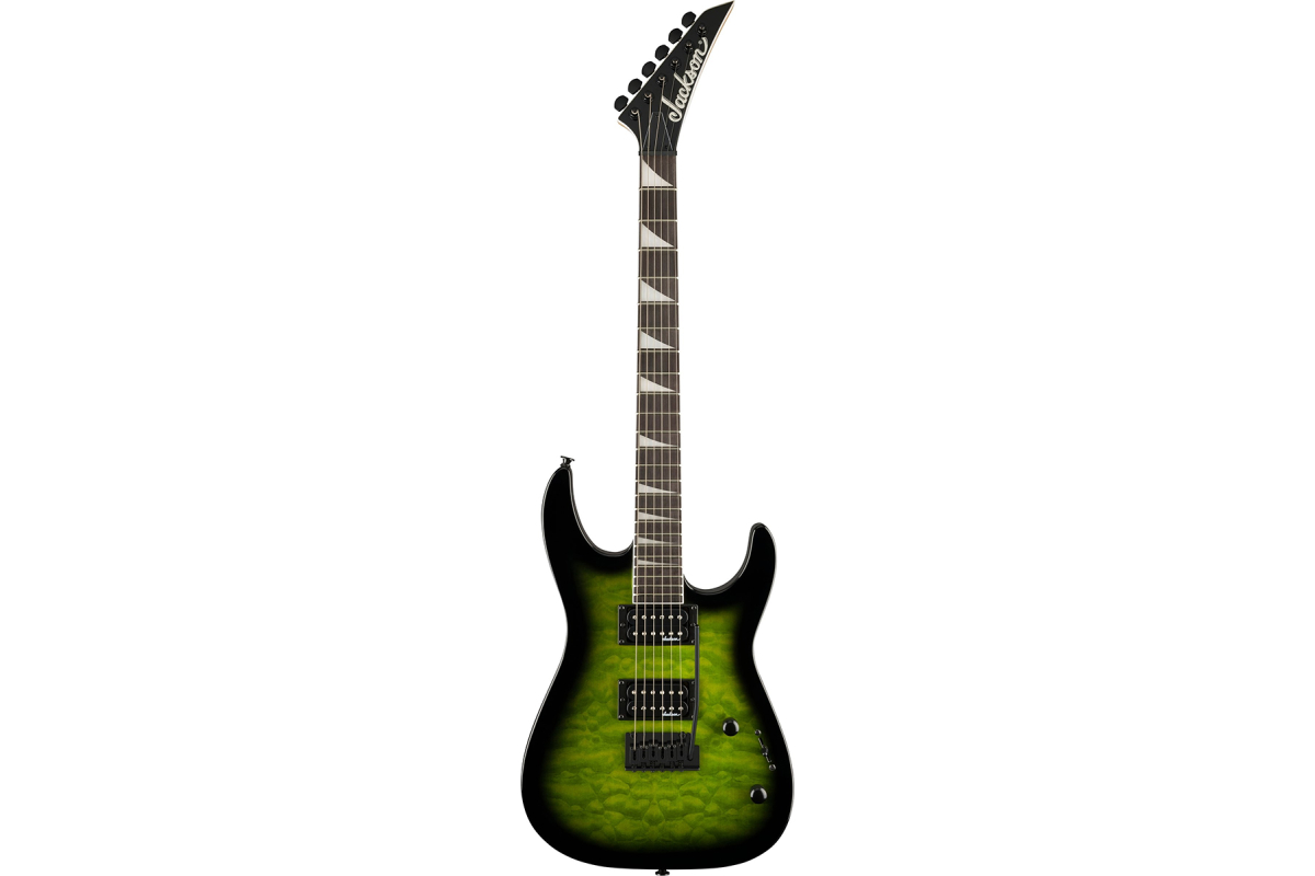 Электрогитары / Гитара электро JACKSON JS20 DKQ 2PT TRANSPARENT GREEN BURST