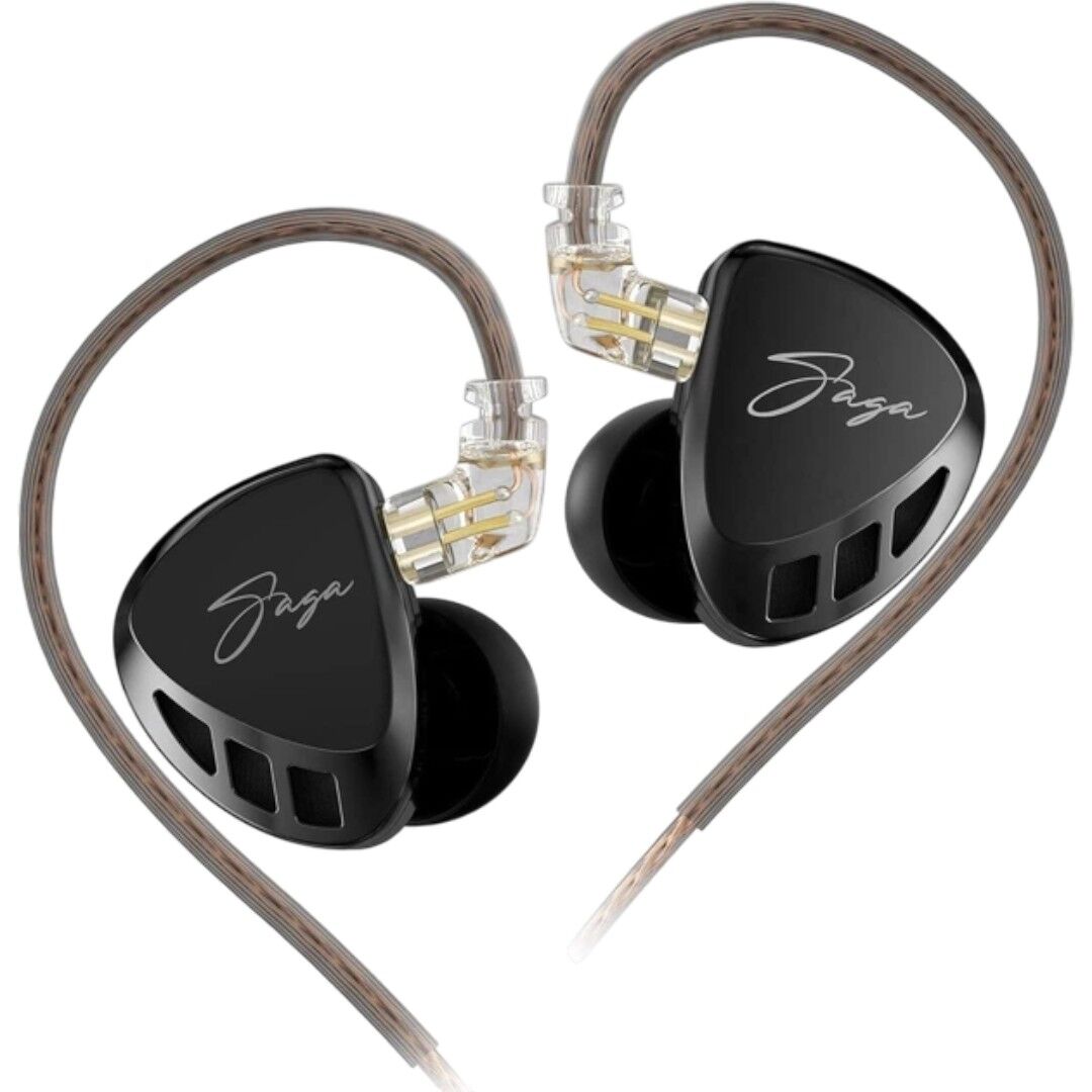 Вушні монітори / Навушники KZ Audio SAGA NO MIC BALANCE