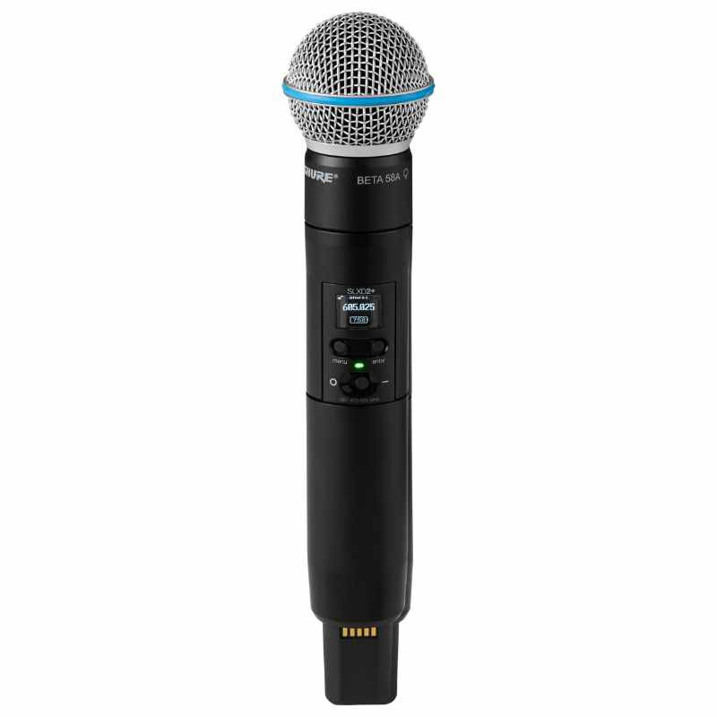 Радиомикрофоны и беспроводные системы / Микрофон вокальный SHURE SLXD2+/B58=-G65