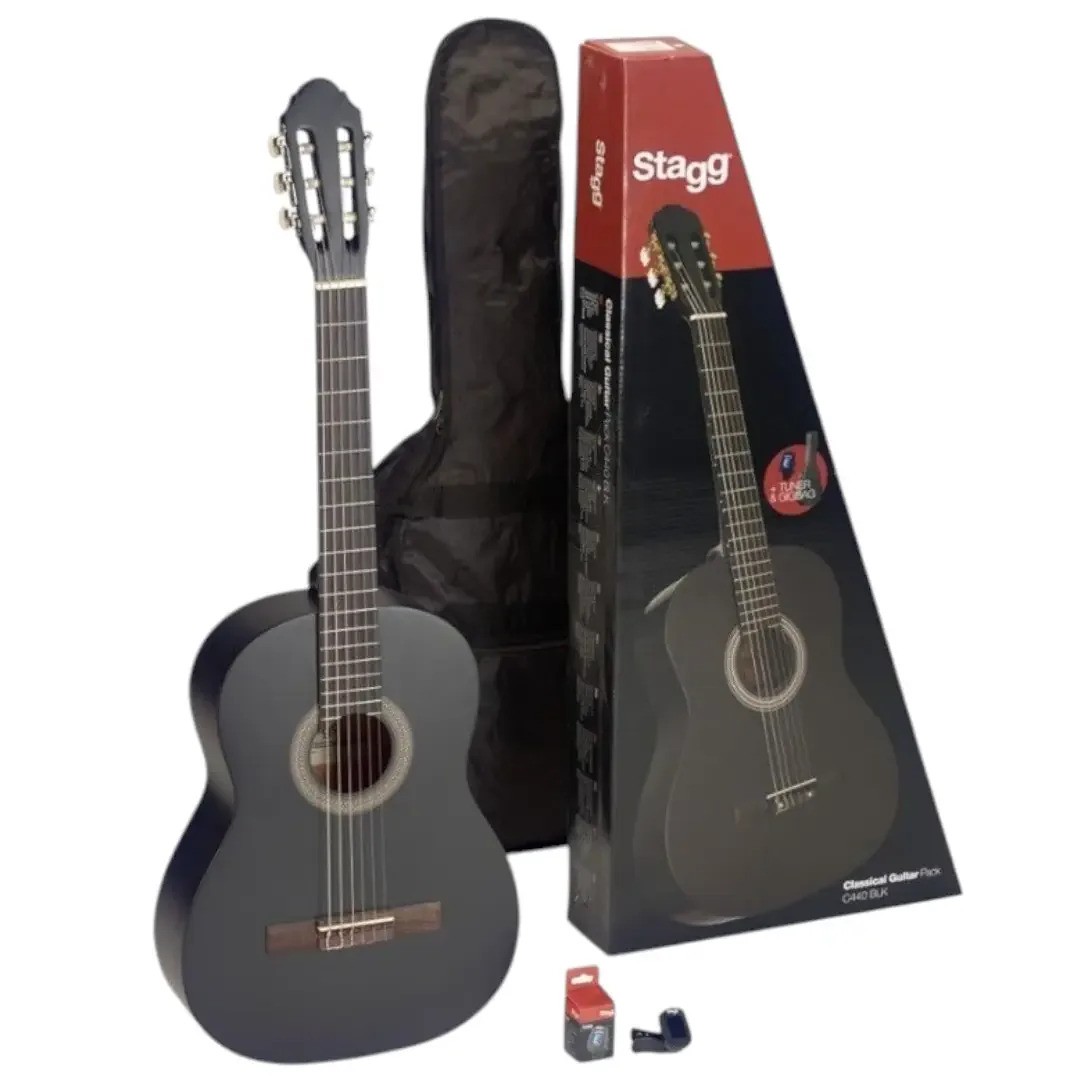 Класичні гітари / Гітара класична STAGG C440 M BLK PACK