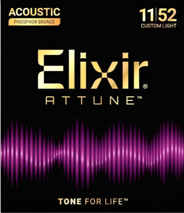 Струни для гітар / Струни для акустичної гітари ELIXIR PB XW CL